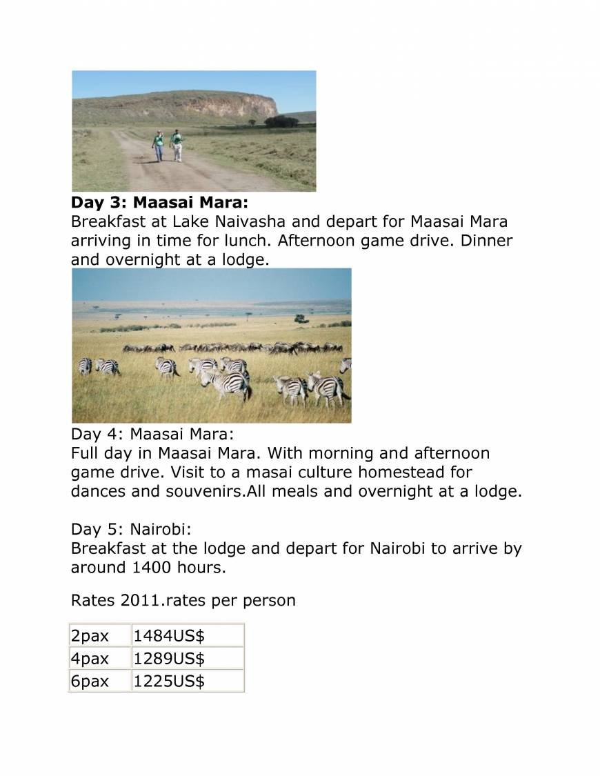 Pricelists of TWO STAR SAFARIS Mbagathi Road - Photo 17 of 29