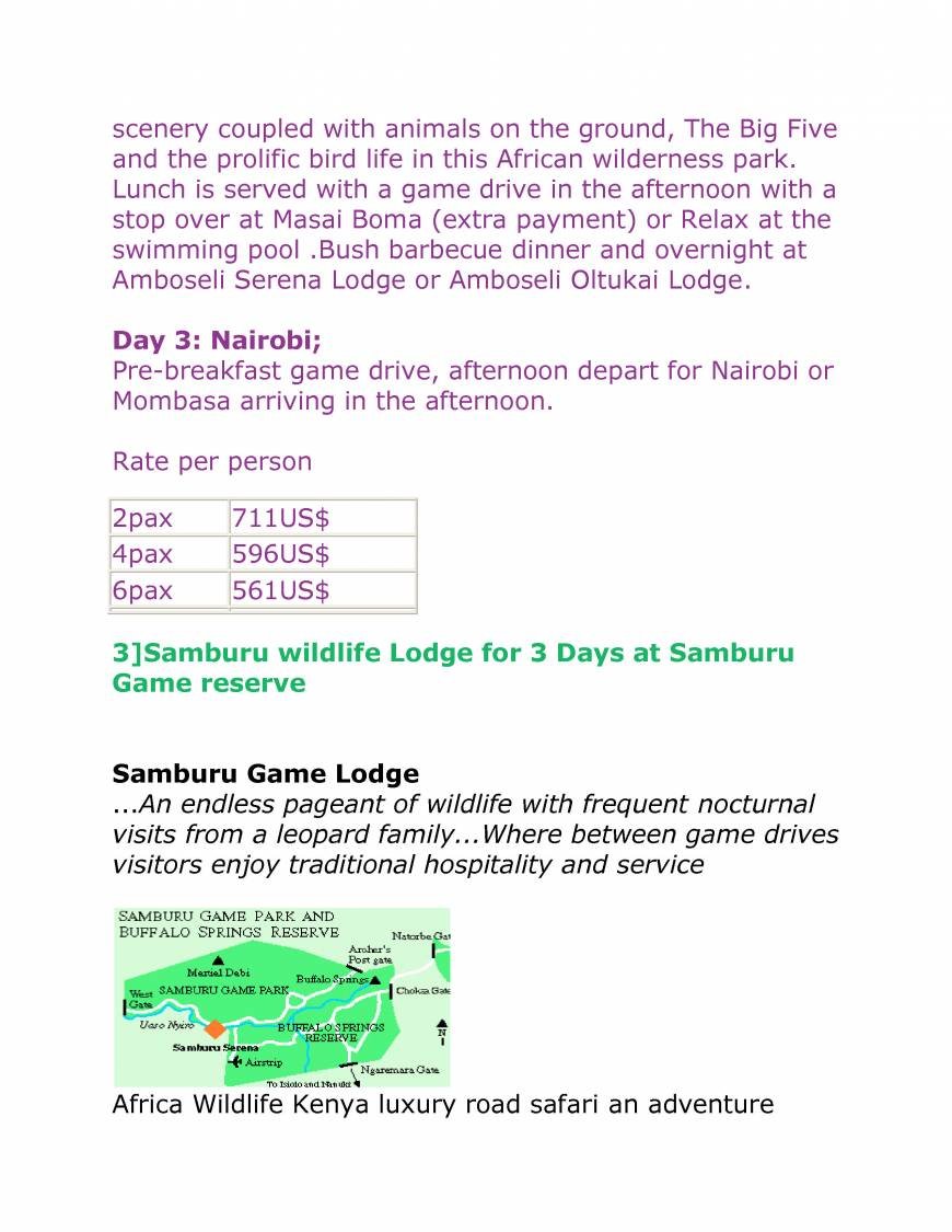  Pricelists of TWO STAR SAFARIS Mbagathi Road - Photo 5 of 29
