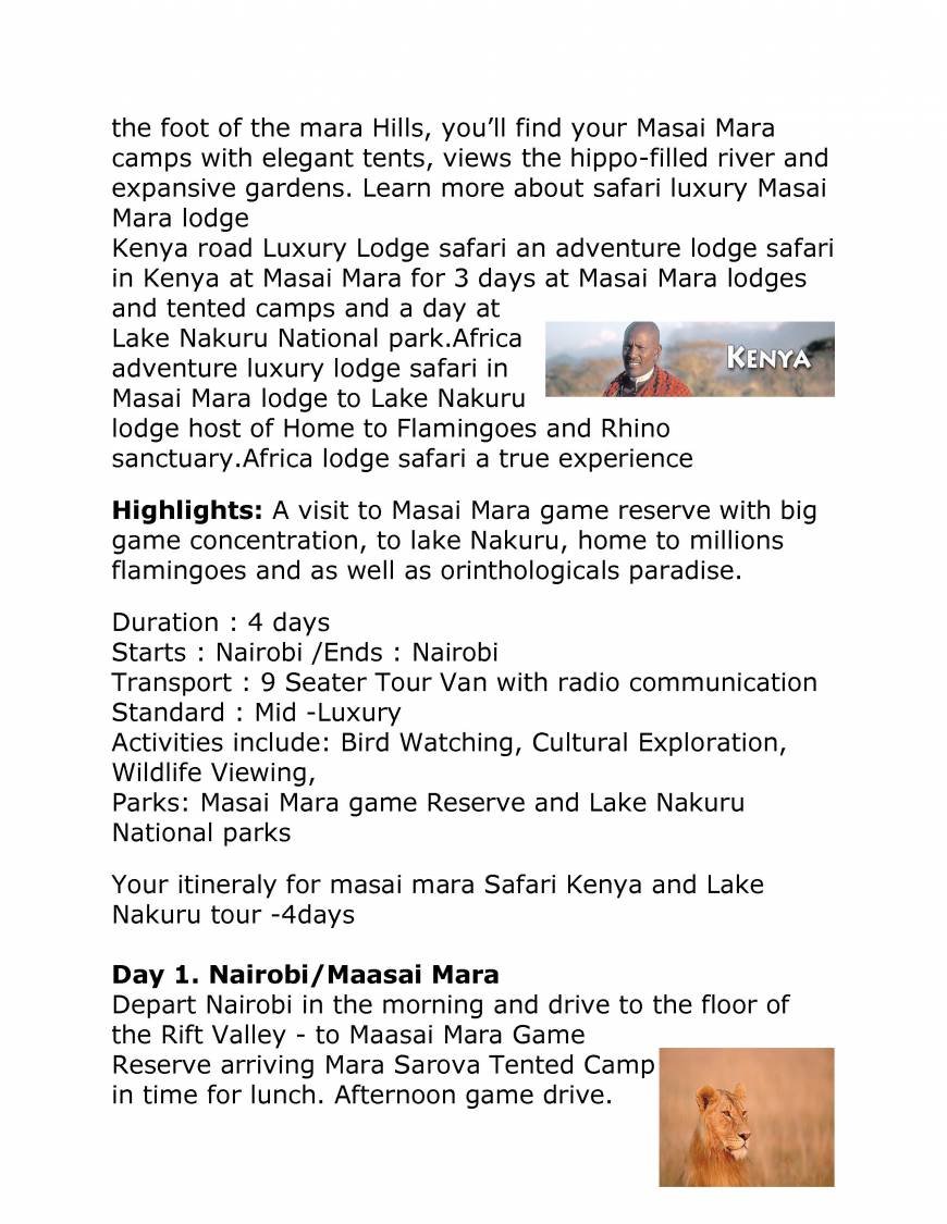  Pricelists of TWO STAR SAFARIS Mbagathi Road - Photo 2 of 29