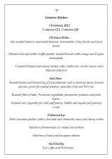 Menus & Prices, Limetree Kitchen, Lewes