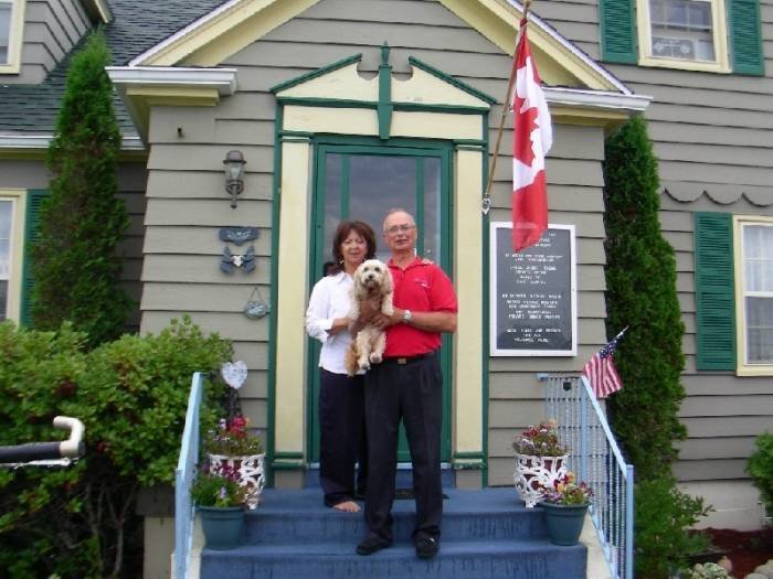 Your Hosts; Wanda, Alex & Cassidy. Cassidy is 16 years old, is non-alergenic and does not speak but is a friend to all. Profile Photos of Harbour Tide Inn ~ Bed & Breakfast 725 Main Street - Photo 4 of 83 Your Hosts; Wanda, Alex & Cassidy. Cassidy is 16 years old, is non-alergenic and does not speak but is a friend to all. Profile Photos of Harbour Tide Inn ~ Bed & Breakfast 725 Main Street - Photo 4 of 83