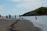 The beach at near high tide Harbour Tide Inn ~ Bed & Breakfast 725 Main Street 