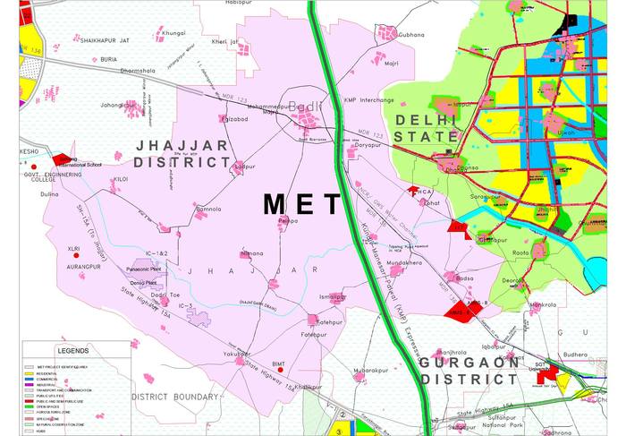  MET MAPS of Model Economic Township Limited 77-B, 3rd Floor, IFFCO Road, Sector 18, - Photo 2 of 3