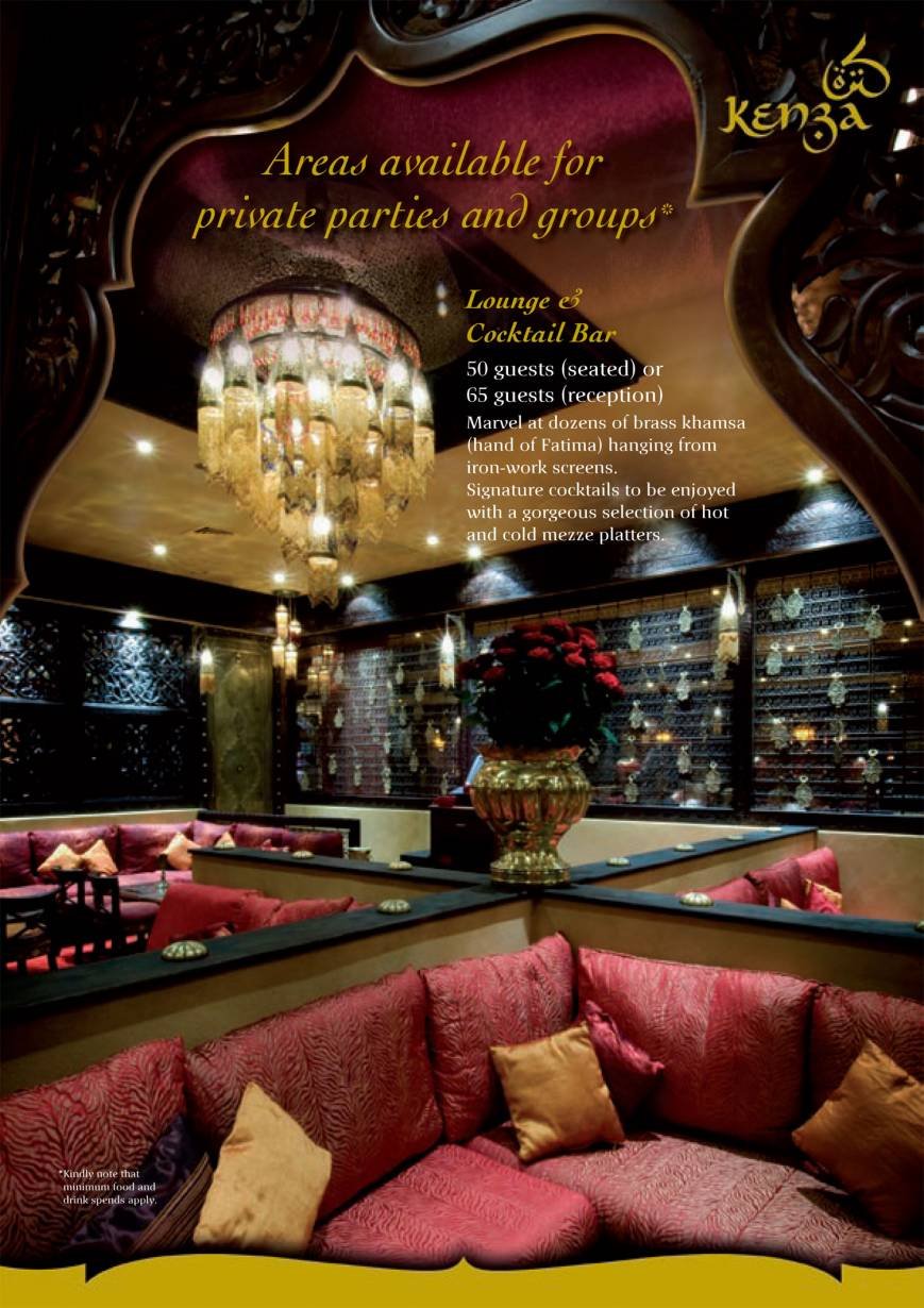  Pricelists of Kenza Restaurant 10 Devonshire Square - Photo 24 of 28