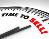 White clock with words Time to Sell on its face, Phil Reese, Arizona Business Broker, Scottsdale