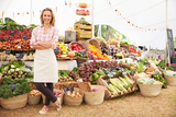 Female Stall Holder At Farmers Fresh Food Market, Phil Reese, Arizona Business Broker, Scottsdale