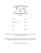 Menus & Prices, Clowne Community Care Farm, Clowne. Chesterfield