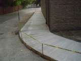 New finished sidewalk in Whitby Ontario, CDM ENTERPRISES INC. since 1992, Oakville