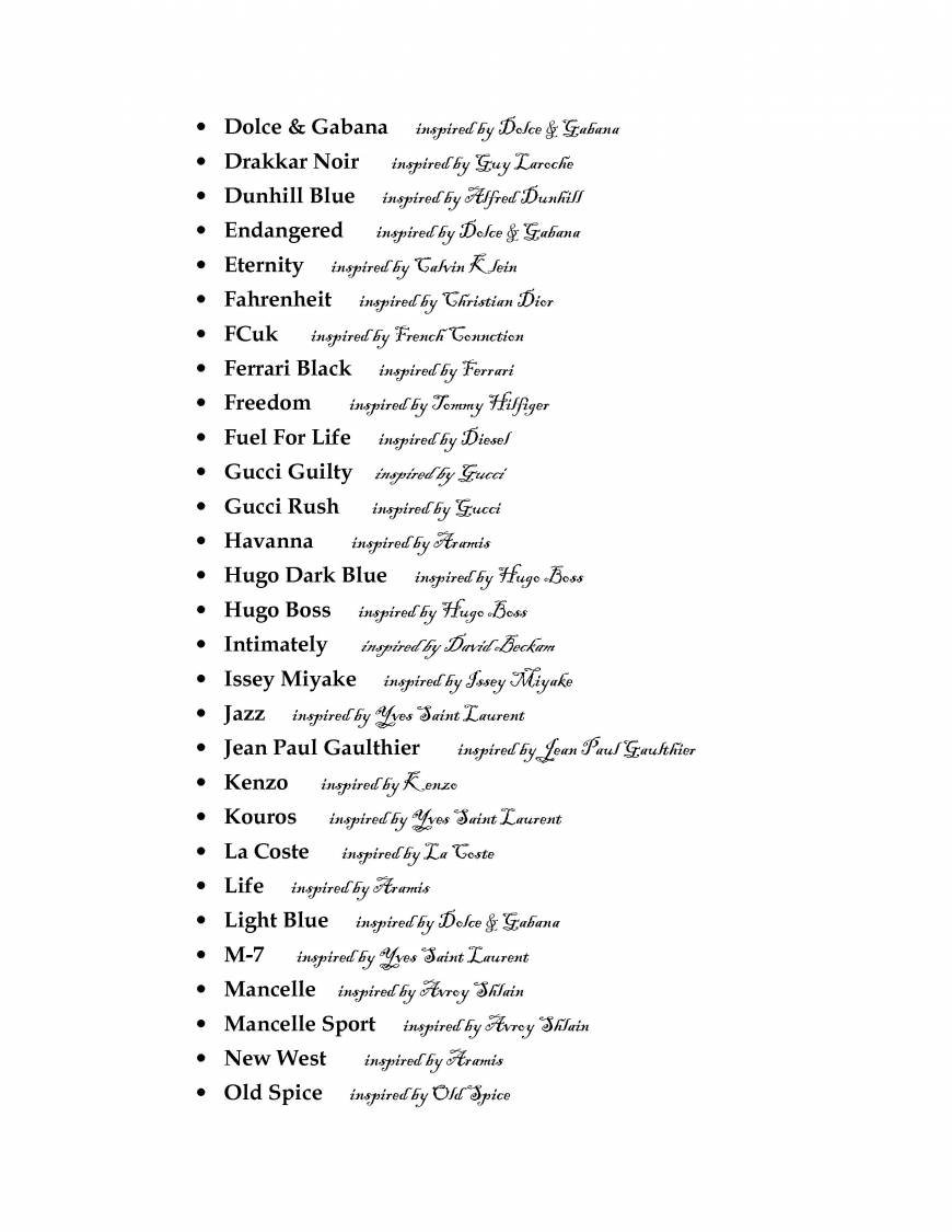  Pricelists of The CHI Human Energy - Fine French Fragrance Co. 14th Avenue Boston, Bellville - Photo 7 of 12