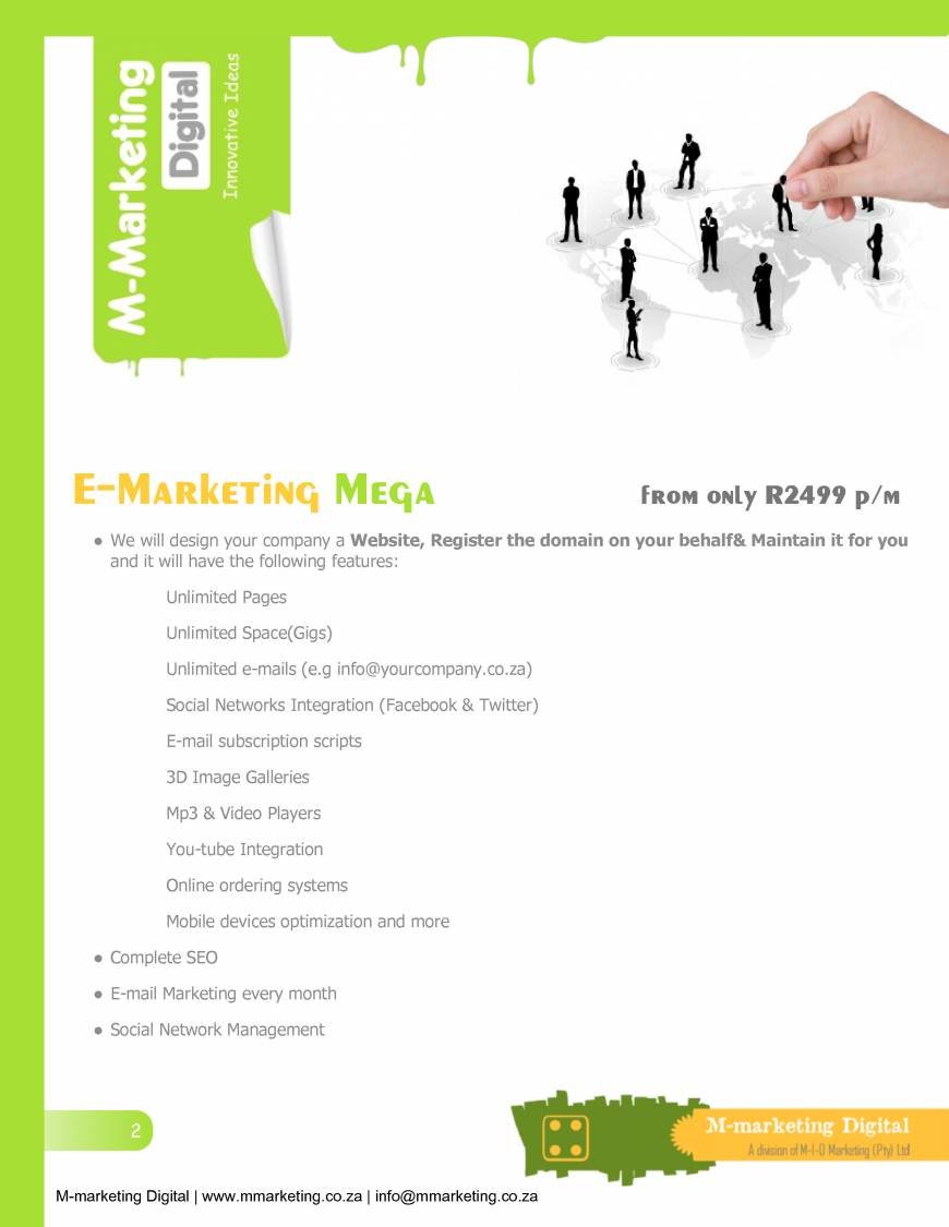  Pricelists of M-I-D Marketing (Pty) Ltd 210 woodmead manor - Photo 2 of 6