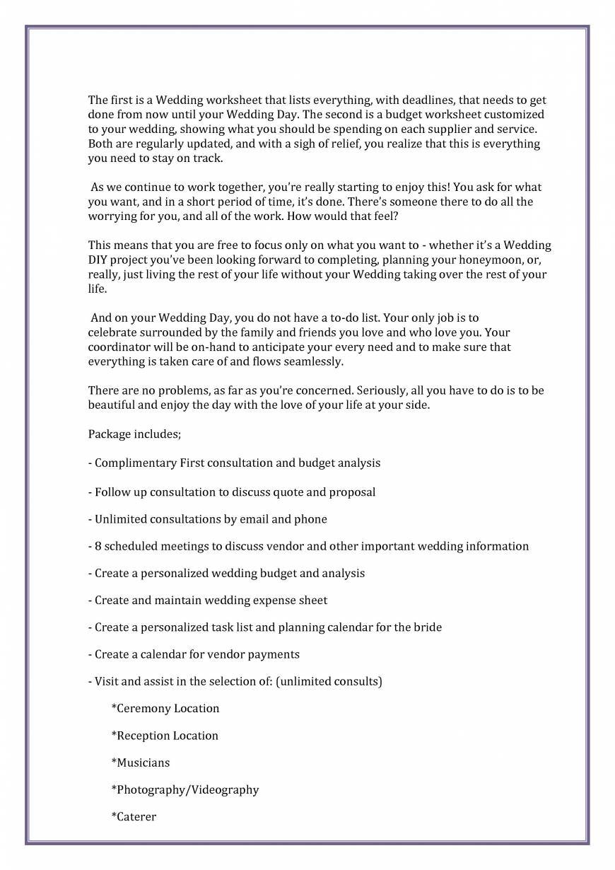  Pricelists of K.I.S.S Weddings Pennant Hills - Photo 6 of 17