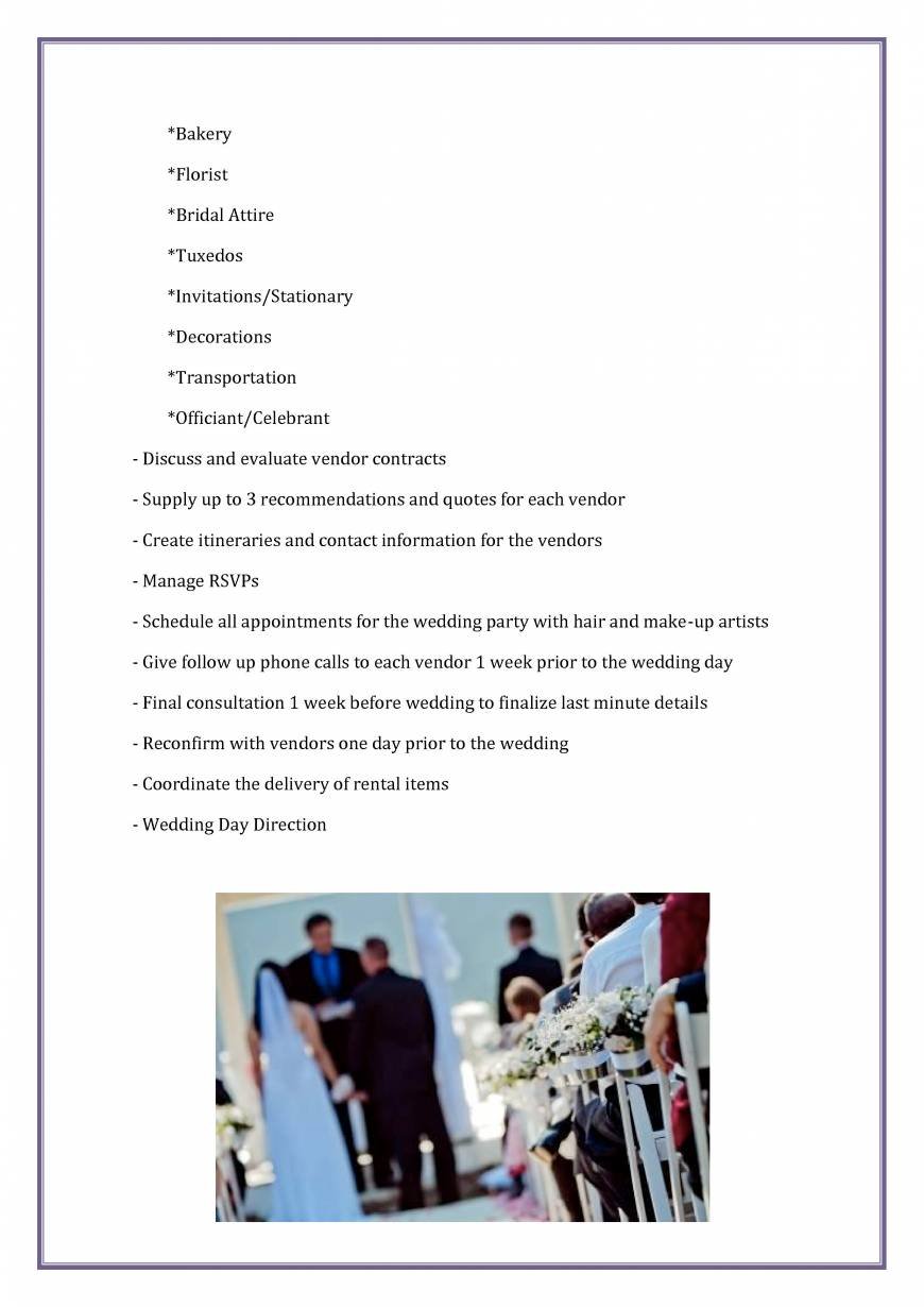  Pricelists of K.I.S.S Weddings Pennant Hills - Photo 5 of 17