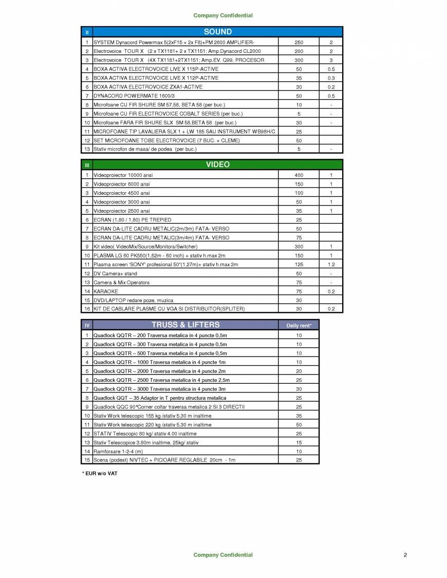  Pricelists of S.C. WATTECH SYSTEMS S.R.L. Str. Republicii nr. 31/ap. 1 - Photo 31 of 39