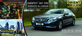 Menus & Prices, Orient Cars, Leyton