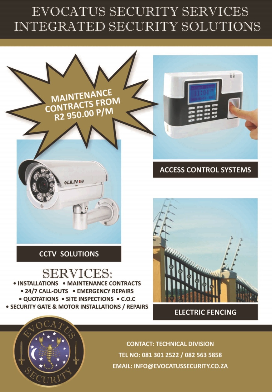  Pricelists of Evocatus Security Services UNIT 10B, 222 RETIEF AVENUE - Photo 1 of 1