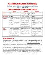 Menus & Prices, Achievers Circle, Kolkata