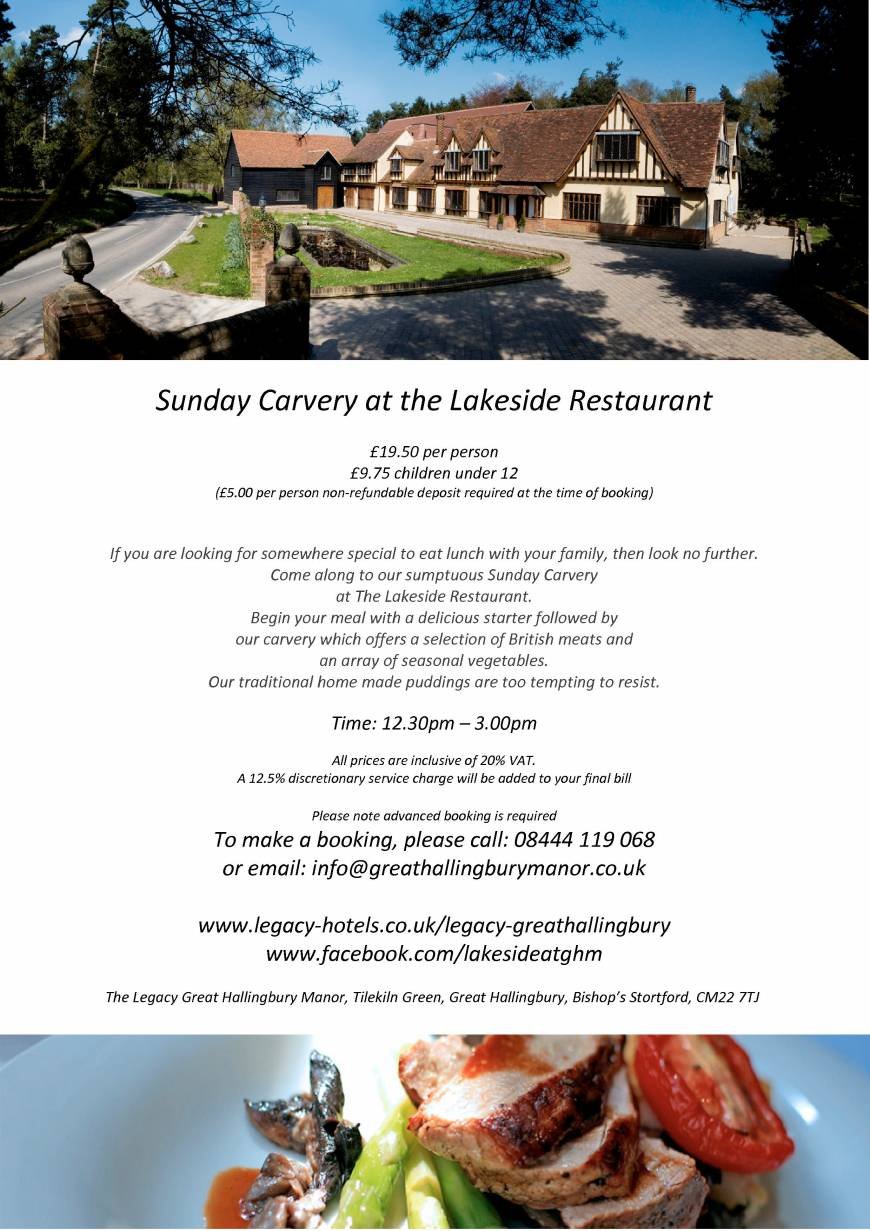  Pricelists of Lakeside Restaurant at Great Hallingbury Manor Tilekiln Green, Great Hallingbury - Photo 3 of 23