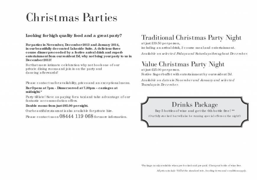  Pricelists of Lakeside Restaurant at Great Hallingbury Manor Tilekiln Green, Great Hallingbury - Photo 11 of 23