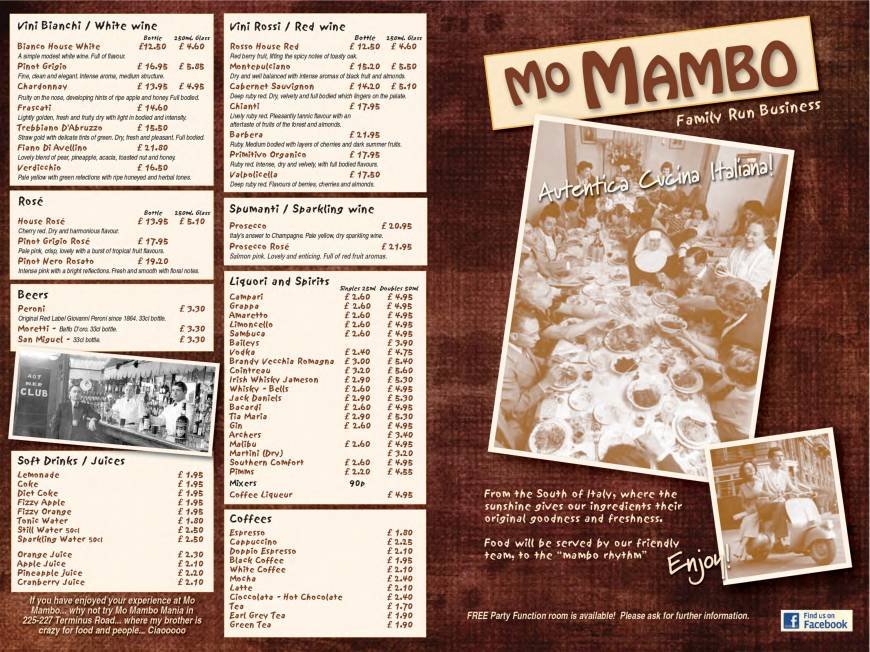  Pricelists of Mo Mambo 71 Seaside Road - Photo 1 of 7