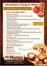 Menus & Prices, Mo Mambo, Eastbourne