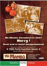 Menus & Prices, Mo Mambo, Eastbourne