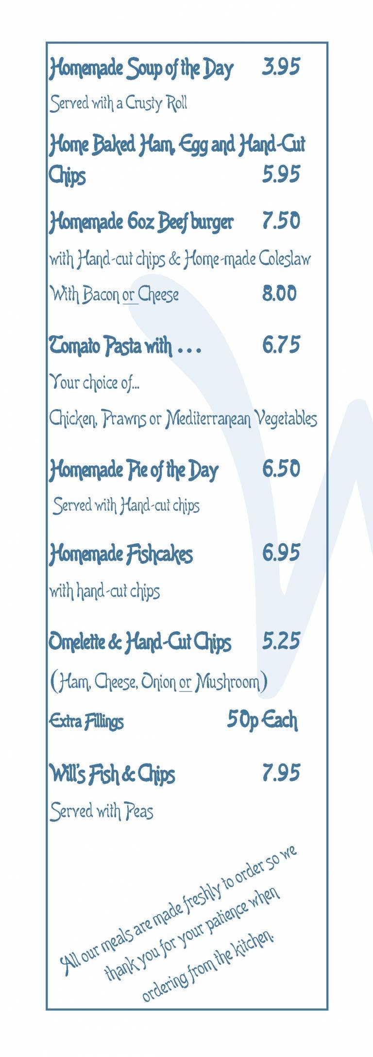  Pricelists of Will's Restaurant Bar - Eastbourne 8a Hyde Gardens - Photo 13 of 17