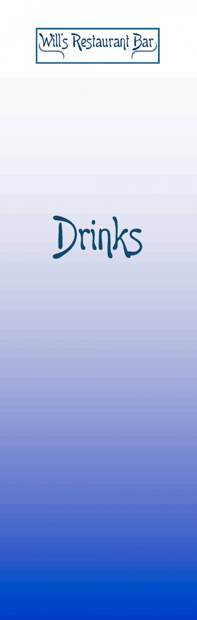  Pricelists of Will's Restaurant Bar - Eastbourne 8a Hyde Gardens - Photo 6 of 17