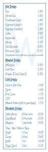 Menus & Prices, Will's Restaurant Bar - Eastbourne, Eastbourne