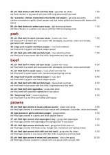 Menus & Prices, Seeracha Restaurant, Eastbourne