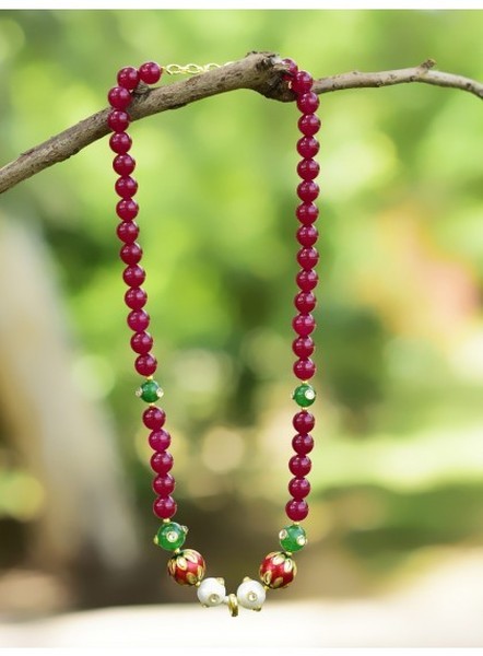  Profile Photos of Antique Red Pearl Mala Jaipur, India - Photo 1 of 1