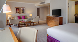 King Junior Suite With Lounge Access - Living Area Hilton Cambridge City Centre 20 Downing Street 