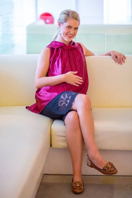 Our bright red Boatneck top  from our newest collection. Available at www.mothermoods.com Chic Mom Collection of Mothermoods Talad Loong Perm (Thai Airways Market), Vibhavadi 22 Road - Photo 22 of 25