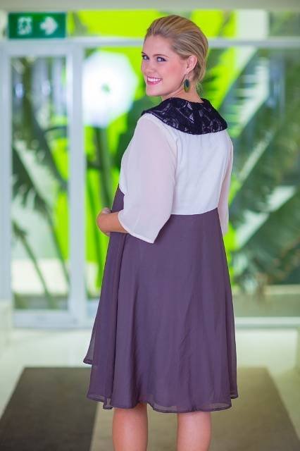 Our Garden dress in grey and cream with lace collar from our newest collection. Available at www.mothermoods.com Chic Mom Collection of Mothermoods Talad Loong Perm (Thai Airways Market), Vibhavadi 22 Road - Photo 13 of 25 Our Garden dress in grey and cream with lace collar from our newest collection. Available at www.mothermoods.com Chic Mom Collection of Mothermoods Talad Loong Perm (Thai Airways Market), Vibhavadi 22 Road - Photo 13 of 25
