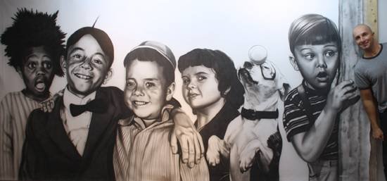 Canvas mural Profile Photos of Airbrushed Murals by Corrado Mallia 178 Brookview Drive - Photo 6 of 11