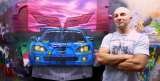 C6 Corvette hoodliner mural., Airbrushed Murals by Corrado Mallia, Bradford