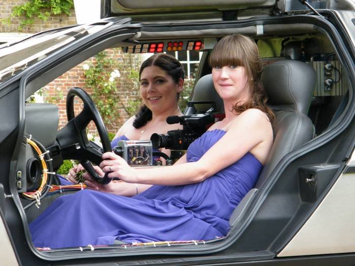 Delorean Time Machine Hire with The Bridesmaids Profile Photos of Delorean Hire Hire a Delorean Time Machine Hire BTTF Car Hire UK & Europe 8 Walmer Gardens - Photo 3 of 13