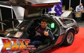 John Barrowman with the Delorean Time Machine Hire Profile Photos of Delorean Hire Hire a Delorean Time Machine Hire BTTF Car Hire UK & Europe 8 Walmer Gardens - Photo 5 of 13