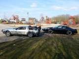Delorean vs KITT Delorean Hire - Hire a Delorean - Back To The Future Car Hire - Delorean Time Machine UK - BTTF Delorean Leeds 