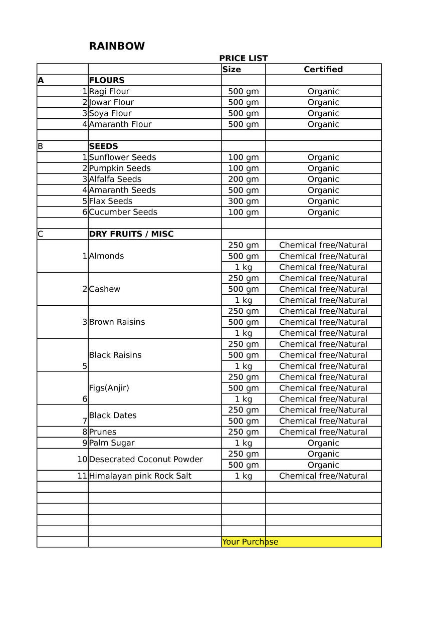  Pricelists of RAINBOW 33B Sarat Bose Road - Photo 19 of 54