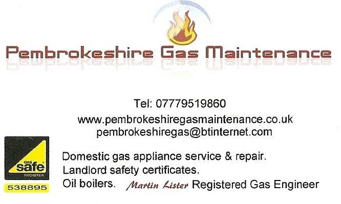 Pembrokeshire Gas Maintenance<br />
Boiler breakdown, Pembrokeshire.<br />
Gas fire breakdown, Pembrokeshire.<br />
Gas cooker breakdown, Pembrokeshire.<br />
Water heater breakdown, Pembrokeshire. Profile Photos of Pembrokeshire Gas Maintenance LINKS DRIVE - Photo 9 of 27