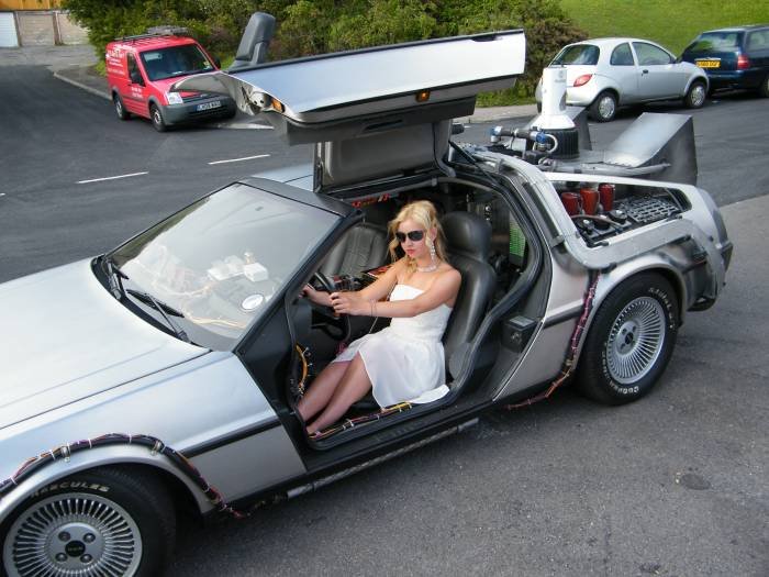 Delorean Time Machine Hire in The UK drive a young lady to her party Profile Photos of Back to the Future Delorean Hire 8 Walmer Gardens - Photo 18 of 19 Delorean Time Machine Hire in The UK drive a young lady to her party Profile Photos of Back to the Future Delorean Hire 8 Walmer Gardens - Photo 18 of 19