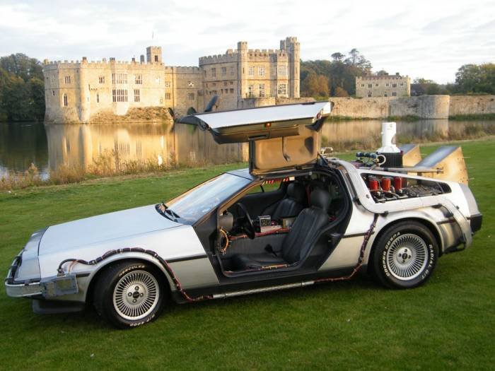 Delorean Time Machine Wedding car at Leeds Castle, Delorean wedding car Hire in the UK Profile Photos of Back to the Future Delorean Hire 8 Walmer Gardens - Photo 16 of 19 Delorean Time Machine Wedding car at Leeds Castle, Delorean wedding car Hire in the UK Profile Photos of Back to the Future Delorean Hire 8 Walmer Gardens - Photo 16 of 19