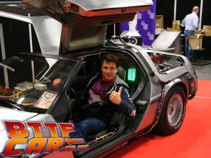 Delorean Time Machine Hire with John Barrowman BTTF Car Profile Photos of Back to the Future Delorean Hire 8 Walmer Gardens - Photo 13 of 19 Delorean Time Machine Hire with John Barrowman BTTF Car Profile Photos of Back to the Future Delorean Hire 8 Walmer Gardens - Photo 13 of 19