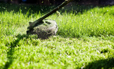 Mowing a lawn with a lawn mower Siesta Lawn Care 117 Buckingham St 