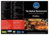 Menus & Prices, Taj Mahal Restaurant - Doncaster, Doncaster