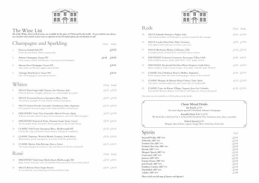  Pricelists of The Assembly House Theatre Street - Photo 4 of 16