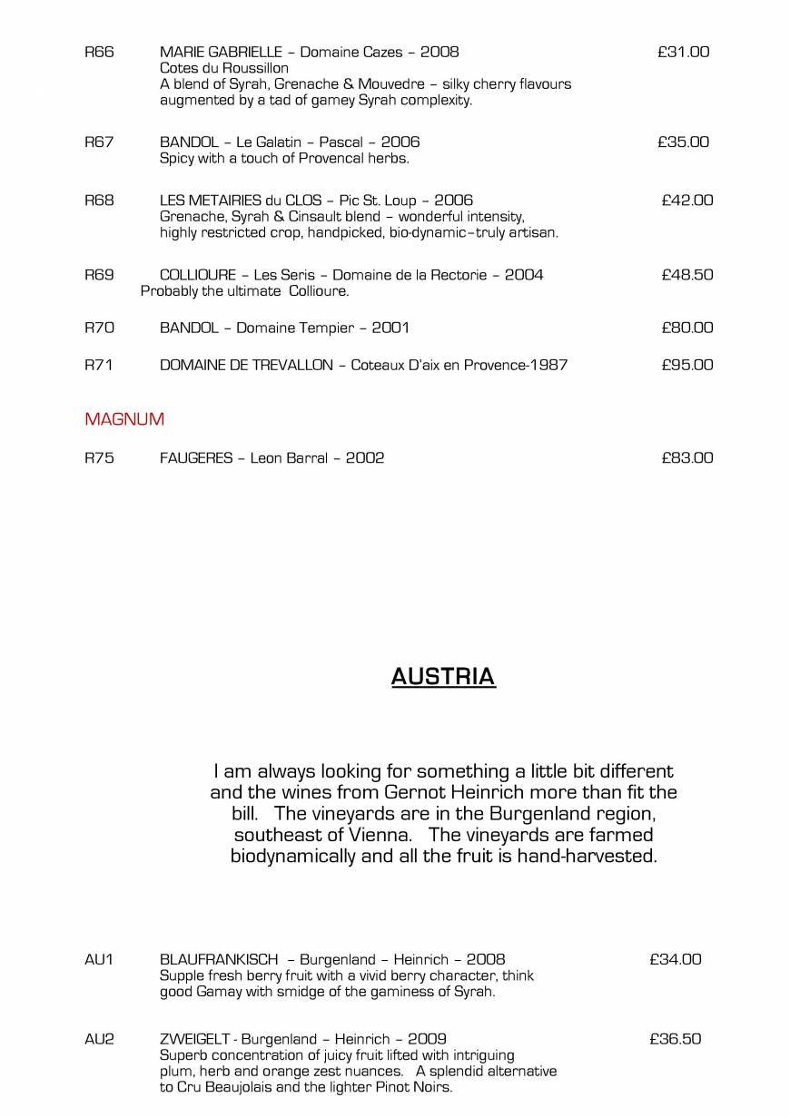 Pricelists of Mr Underhillâ€™s Restaurant with Rooms Dinham Weir - Photo 15 of 26