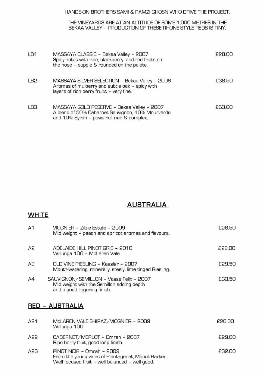  Pricelists of Mr Underhillâ€™s Restaurant with Rooms Dinham Weir - Photo 19 of 26