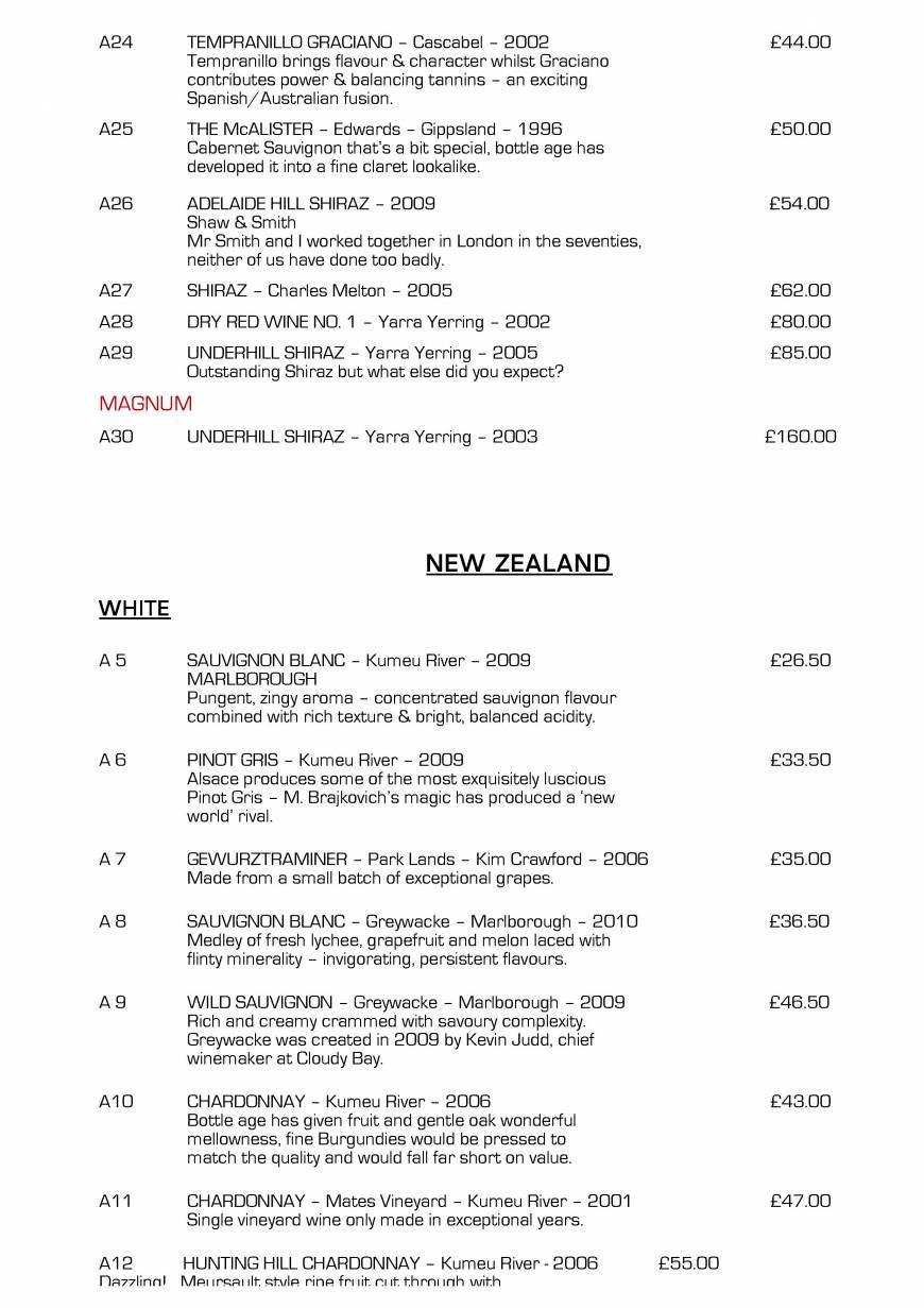  Pricelists of Mr Underhillâ€™s Restaurant with Rooms Dinham Weir - Photo 20 of 26