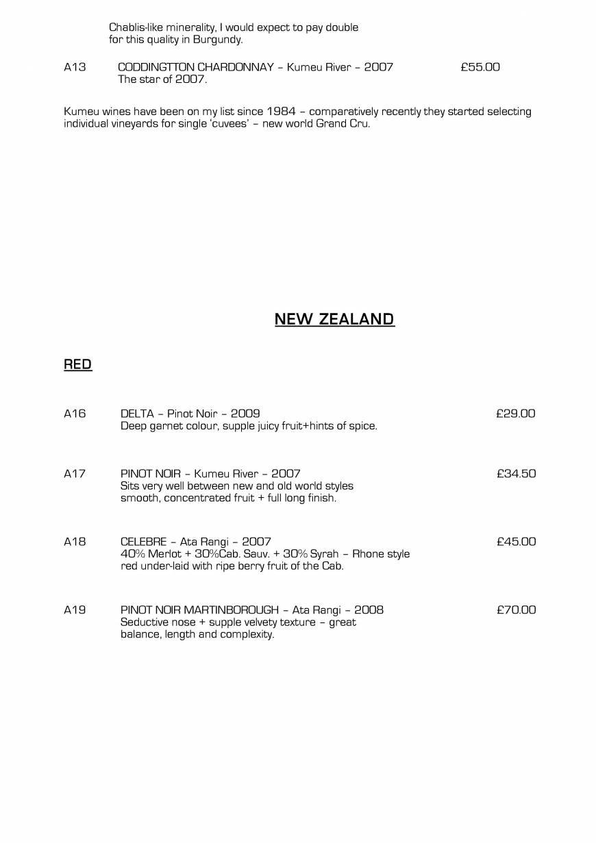  Pricelists of Mr Underhillâ€™s Restaurant with Rooms Dinham Weir - Photo 21 of 26